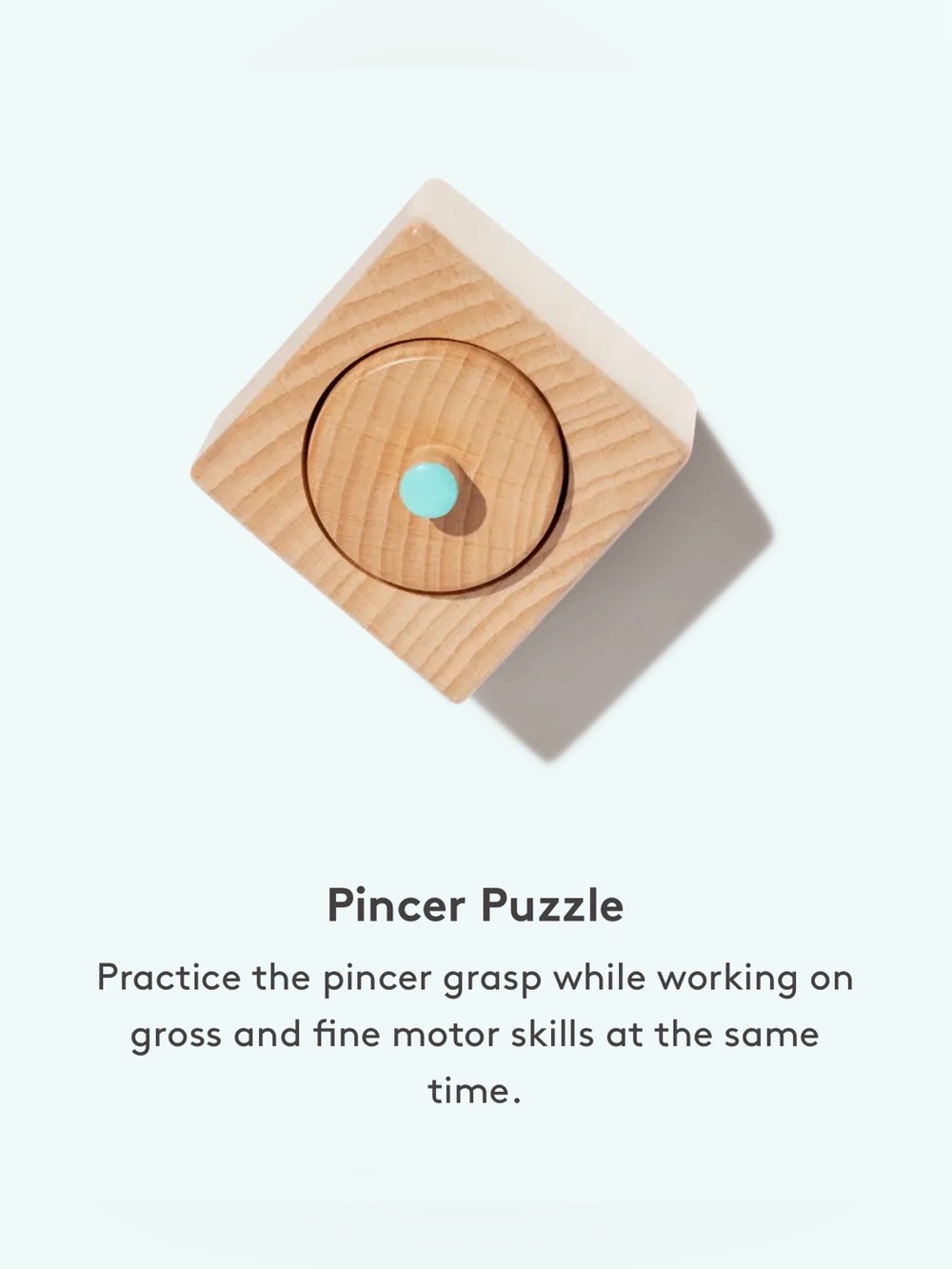 Lovevery Wooden Pincer Puzzle